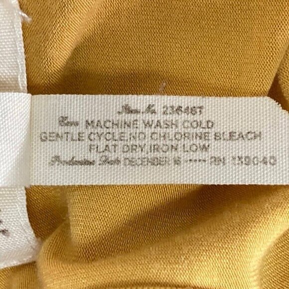 Matilda Jane Mustard Bocce Ball Lace Accent Flounce Short Sleeve Top Cottagecore - Picture 5 of 5